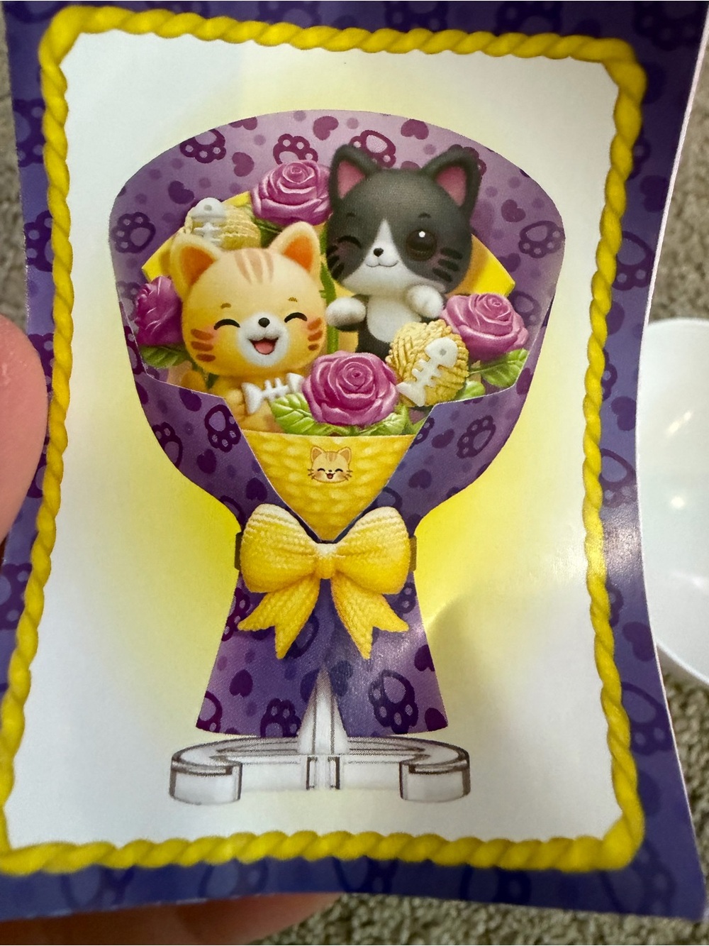 ZURU Mini Brands Kawaii Bouquets SUPER RARE Kitties Cats Purple Bouquet NEW
